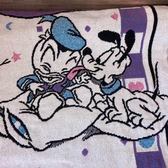Disney Baby Babies Tapestry Woven Throw Blanket Vintage HTF Gender Neutral - Picture 5 of 7